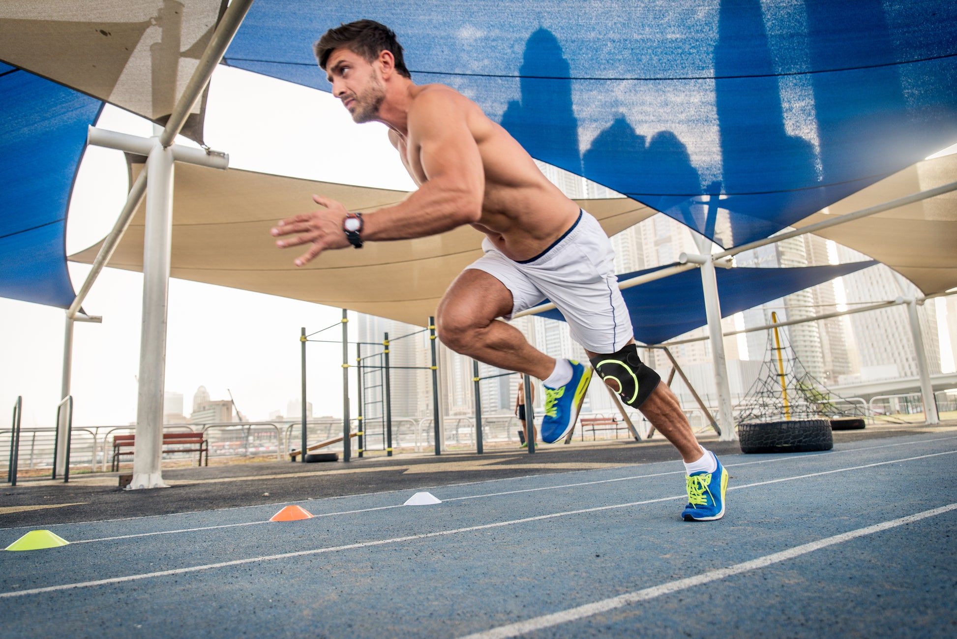 knee pain release device for running